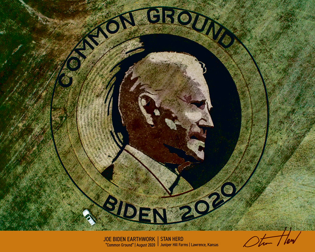 Joe Biden Earthwork Common Ground | Stan Herd